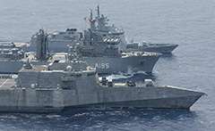 Royal Australian Navy, RAN, HMAS Perth, HMAS Stuart, USS George Washington, USS Abraham Lincoln, Regional Presence Deployment 2026, RPD26